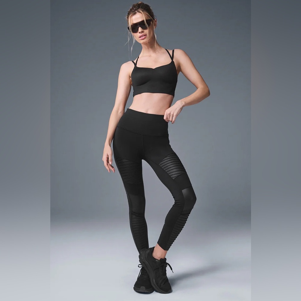 High-Waist Moto Legging
